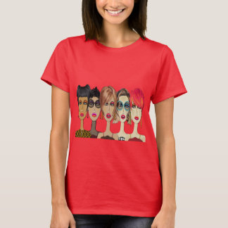 Miami Chic – Modig Fashionista Pop Art T-Shirt