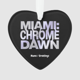 Miami Chrome Dawn Liquid Metal Y3K Aesthetic Art