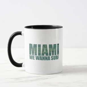 Miami city Florida blue Mugg