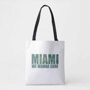 Miami city Florida blue Tygkasse