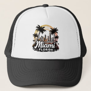 Miami City Floridas siluett Keps