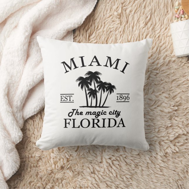 Miami City-stranden i Florida Kudde (Filt)