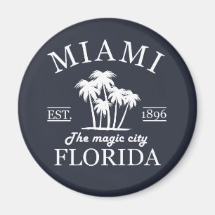 Miami City-stranden i Florida Magnet