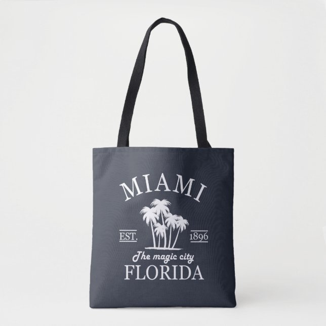 Miami City-stranden i Florida Tygkasse (Framsida)