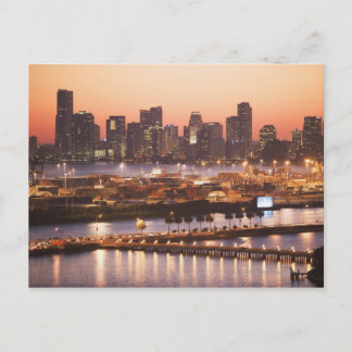 Miami Cityscape Vykort