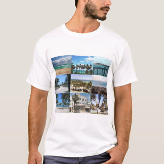 Miami Collage - 50 Nyanser av Blå T Shirt