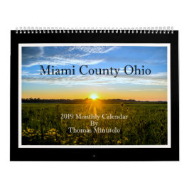 Miami County Ohio månadstidningkalender 2019 Kalender