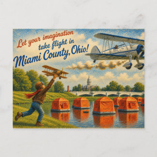 Miami County Ohio vykort