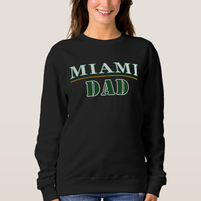 Miami Dad Proud Father T Shirt (Framsida)