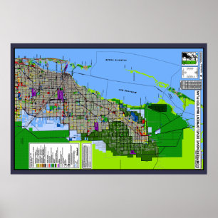 Miami-dade County landanvända planerar Poster