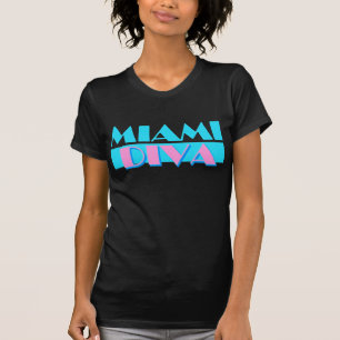 "Miami Diva" skjorta Tee Shirt