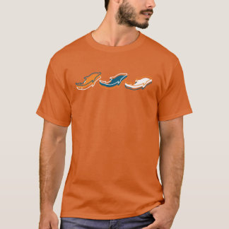 Miami Dolphins Pattern T Shirt