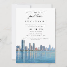 Miami Elopement Wedding Reception
