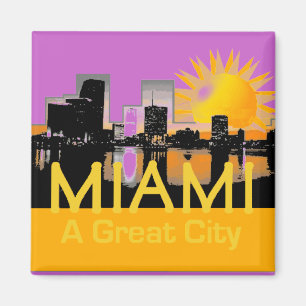 MIAMI en underbar stadsmagnet Magnet
