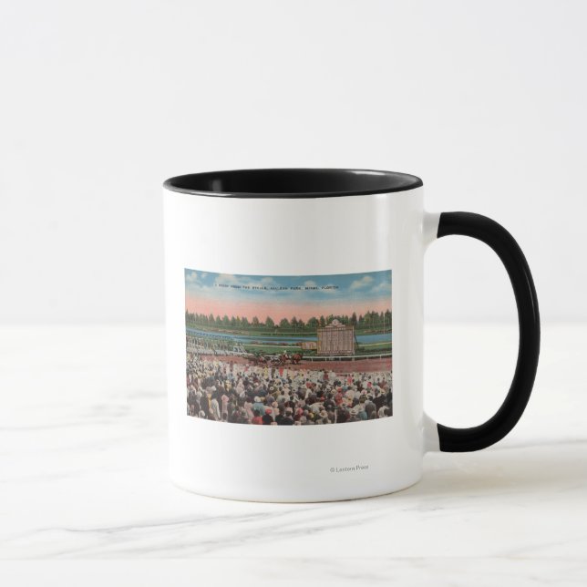 Miami, FL - View Hialeah Park with Horse Mugg (Höger)