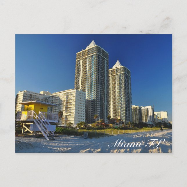 Miami FL Vykort (Framsida)