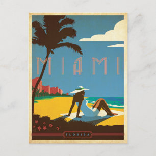 Miami, FL Vykort