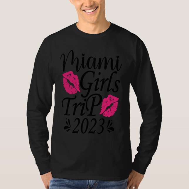 Miami Flickor Resa 2023 Möhippa T Shirt (Framsida)