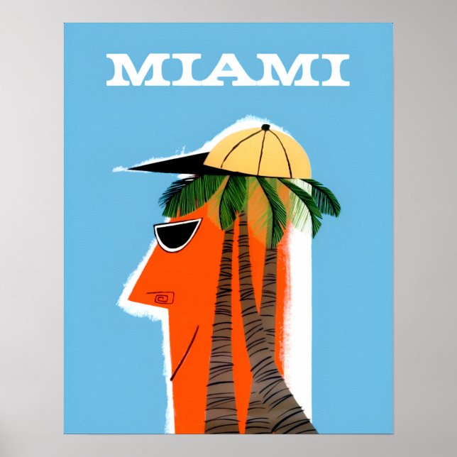 Miami Florida affisch (Framsidan)