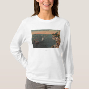Miami Florida - beskåda av fiske T-shirt