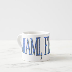 Miami, Florida - Blue Espressomugg
