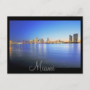 Miami, Florida, City Beval Vykort