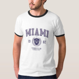 Miami Florida college state varsity athletic T Shirt