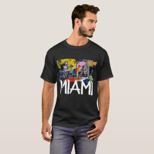 Miami Florida Coola Graffiti Mural T-shirt