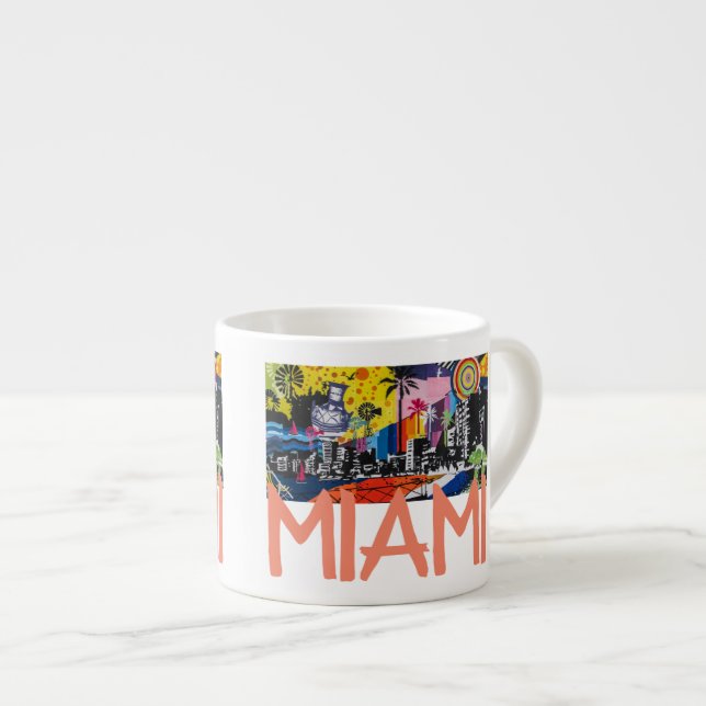 Miami Florida espressomugg (Framsida höger)