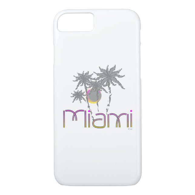 Miami, Florida Handflatan Coola iPhone 7 Fodral Case-Mate iPhone Skal (Baksida)