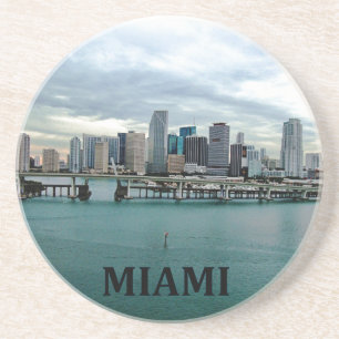 Miami Florida horisontkustfartyg Underlägg Sandsten