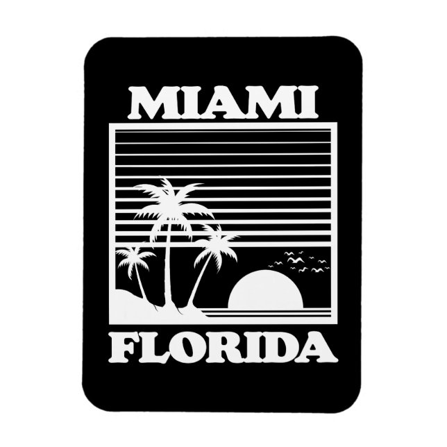 Miami,Florida Magnet (Vertikal)