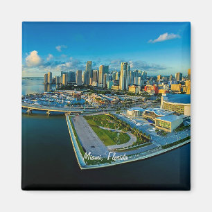 Miami, Florida, panoramisk syn, Magnet