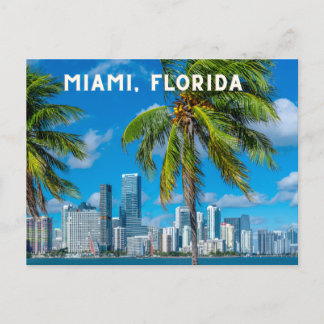 Miami Florida Postcard Vykort