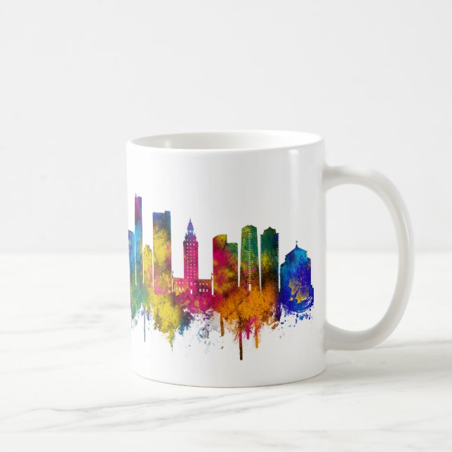 Miami Florida Siluett Kaffemugg (Höger)