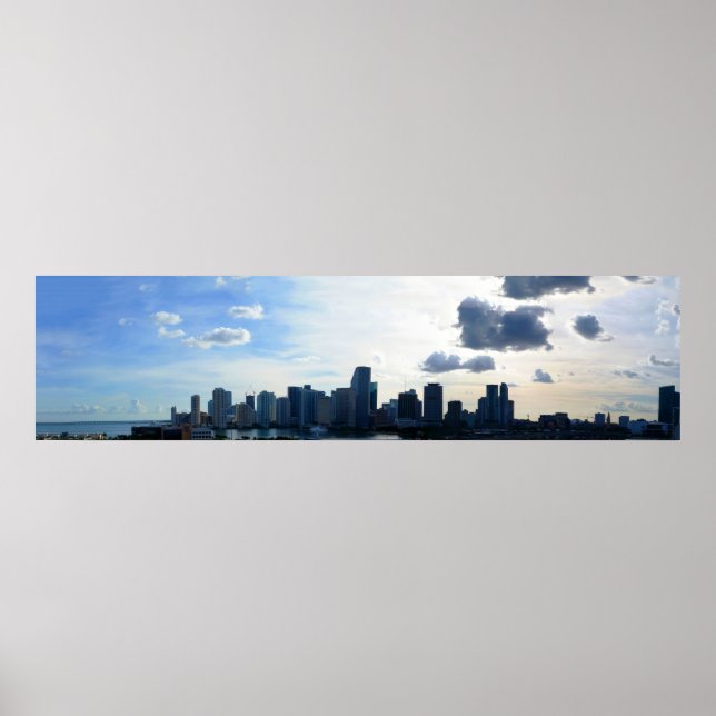 Miami, Florida Skyline Poster (Framsidan)