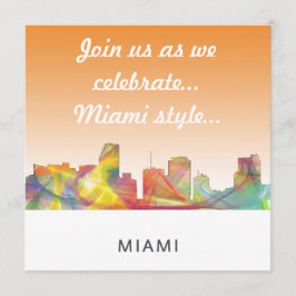 MIAMI FLORIDA SKYLINE WB1 INBJUDNINGAR