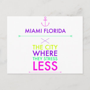 Miami Florida - Stressa mindre vykort