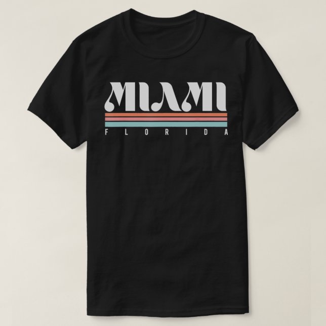 Miami Florida T Shirt (Design framsida)