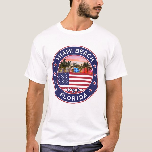 Miami, Florida T Shirt (Framsida)