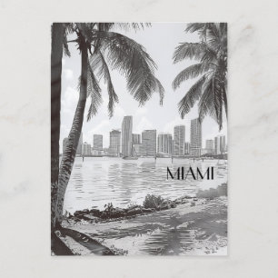 Miami Florida Travel Vykort