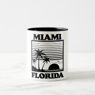 Miami,Florida Två-Tonad Mugg