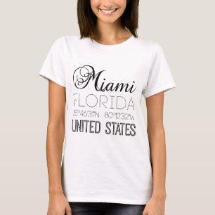 Miami, Florida, United Stater elegant T Shirt