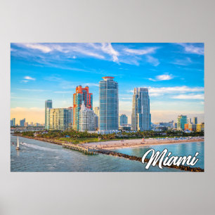 Miami, Florida, United Stater Poster