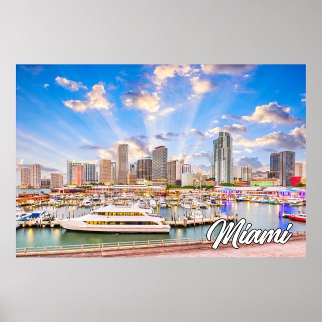 Miami, Florida, USA Poster (Framsidan)