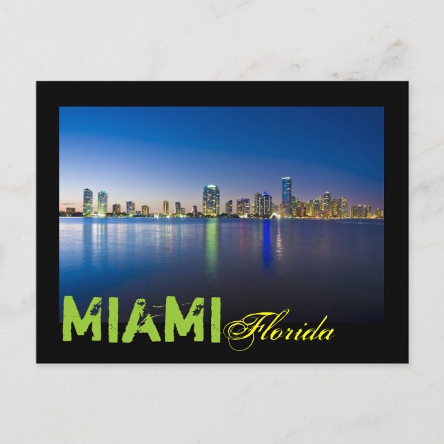 Miami, Florida, USA Vykort (Framsida)