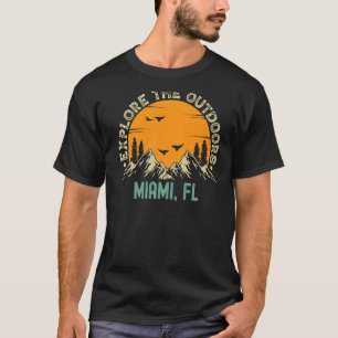 Miami Florida utforska utomhusen T Shirt