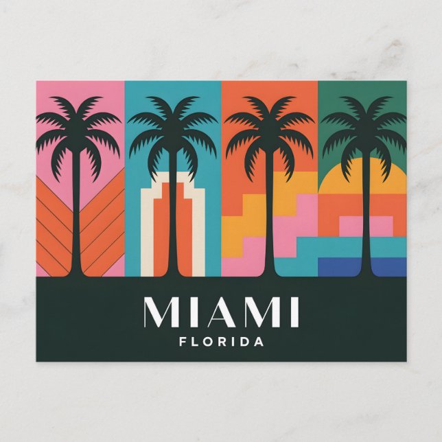 Miami Florida Vykort (Framsida)