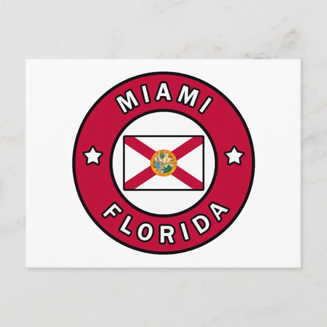 Miami Florida Vykort (Framsida)