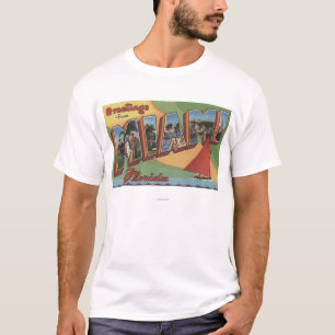 Miami FloridaLarge brev ScenesMiami, FL 2 T-shirt